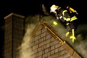 Schornsteinbrand in Achim